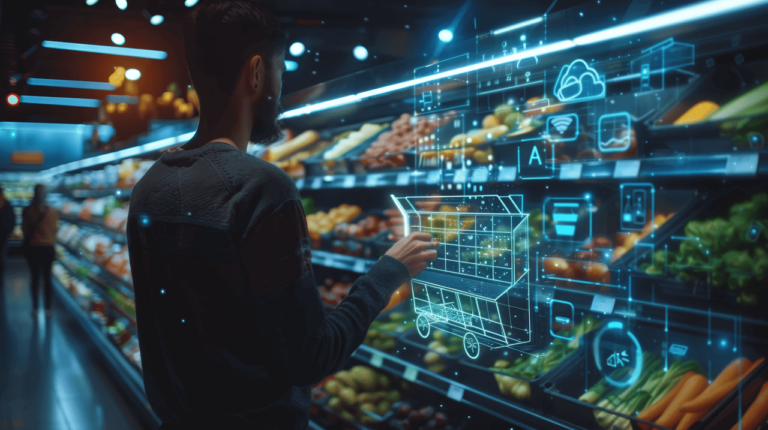 AI technology in a grocery store